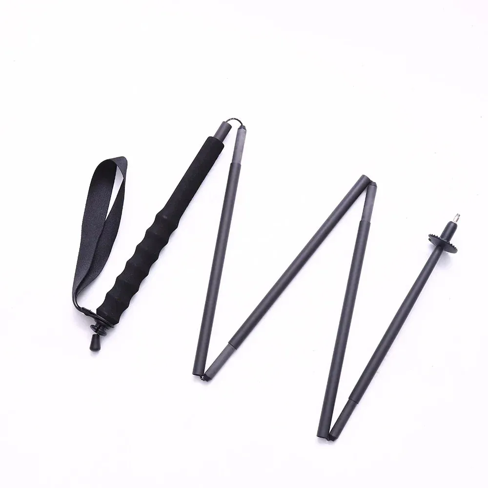 Ultra-Light Carbon Fiber Trekking Poles: Folding Hiking & Nordic Walking