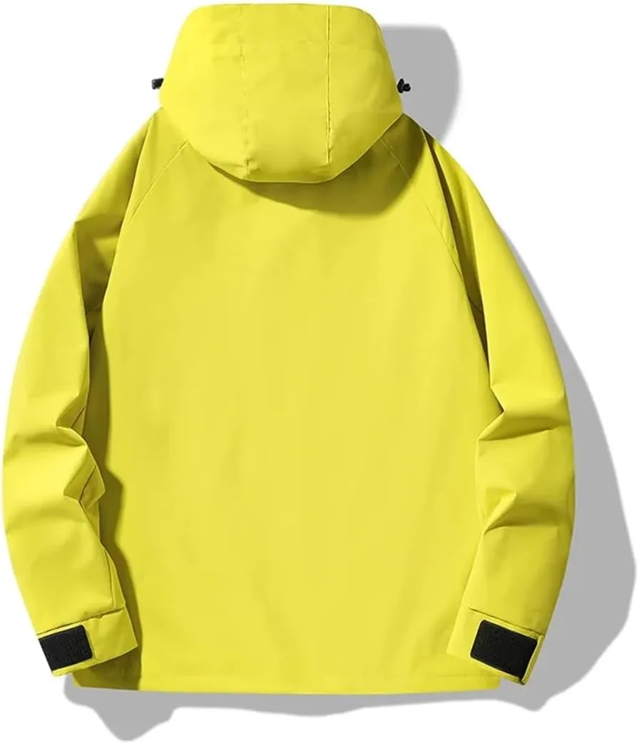 Unisex Outdoor Waterproof Jacket Climbing Hiking Camping Trekking Windbreaker Rain Coat