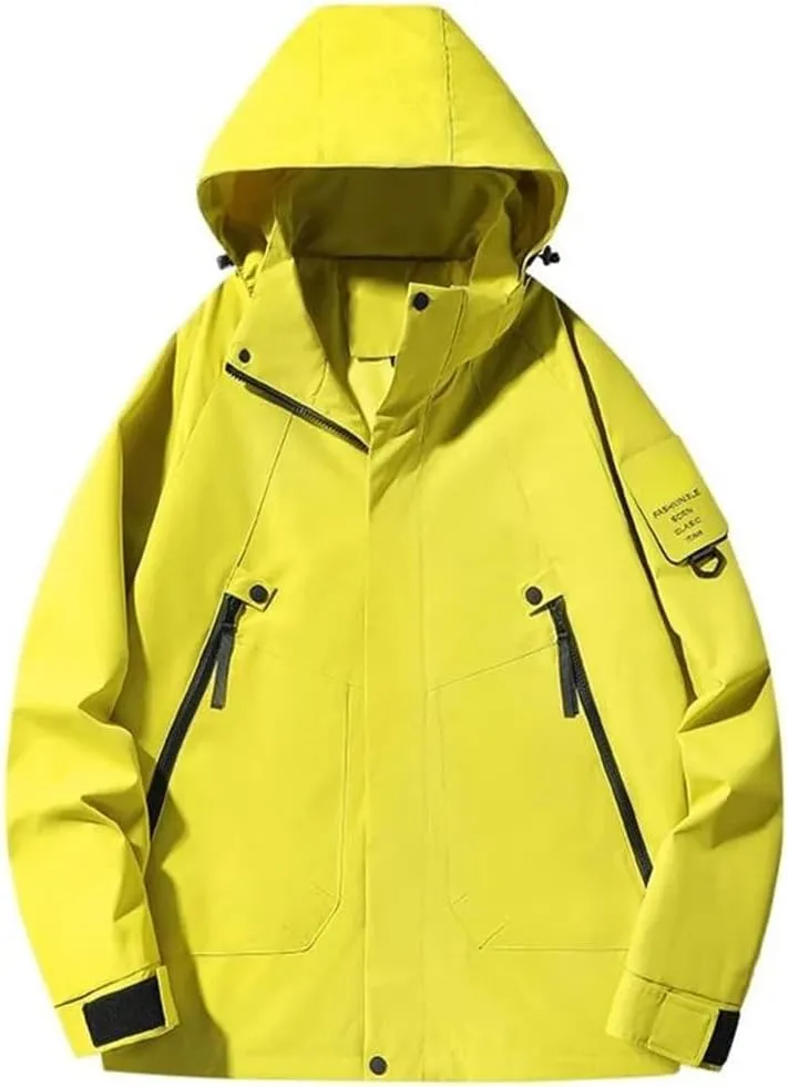 Unisex Outdoor Waterproof Jacket Climbing Hiking Camping Trekking Windbreaker Rain Coat
