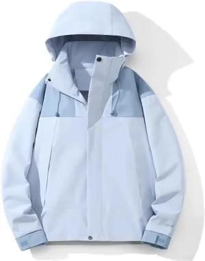 Unisex Outdoor Waterproof Jackets Hiking Climbing Camping Trekking Windbreaker Windproof Rain Coat