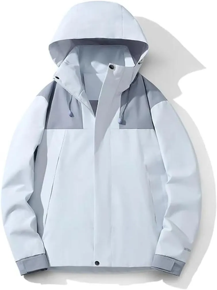 Unisex Outdoor Waterproof Jackets Hiking Climbing Camping Trekking Windbreaker Windproof Rain Coat