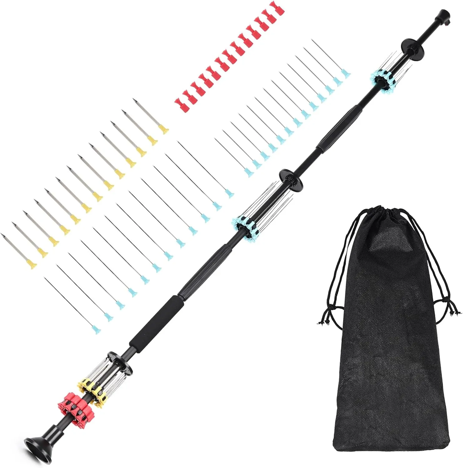 uolent 24" 36" 48" Portable Tactical Blowgun for .40 Caliber with Dart Set，Carry Bag - Perfect for Outdoor Target Practice