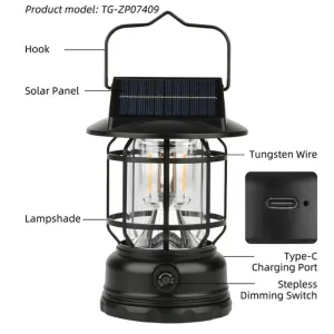 USB Rechargeable Portable Camping Lantern