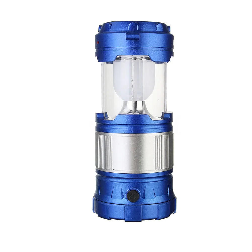 USB Rechargeable Solar Charger LED Flashlight Camping Lantern Portable Tent Lamp