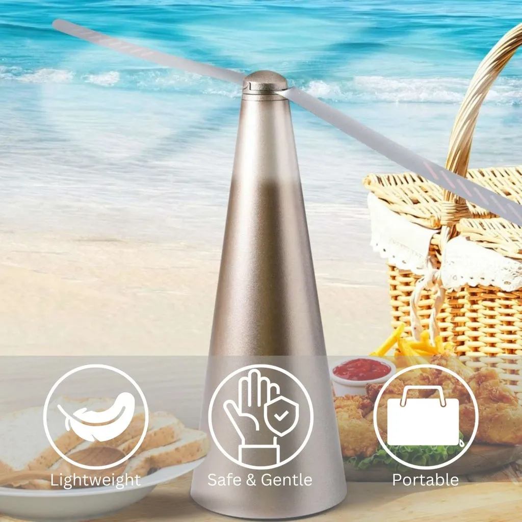 Versatile Bug Repellent Fly Fan (Rose Gold)
