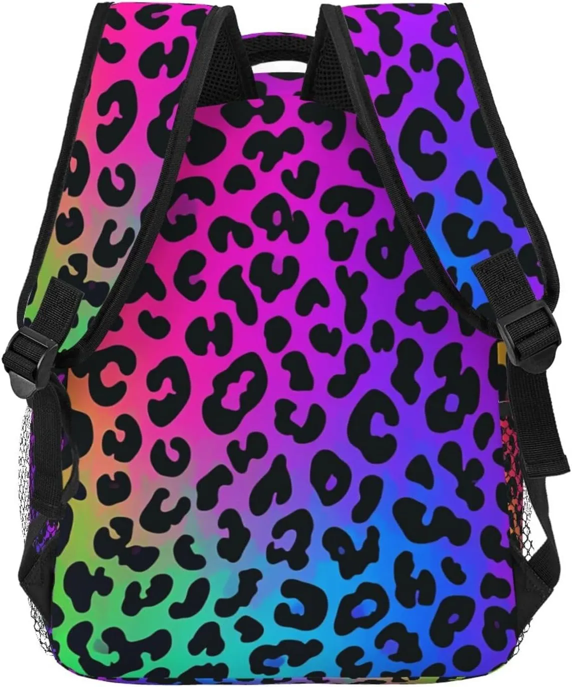 Vibrant Leopard Print Practical Backpack For Trekking Unisex Office