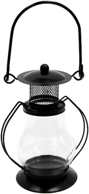 Vintage Camping Tent Lantern Portable Fishing Light Working Lamp Black