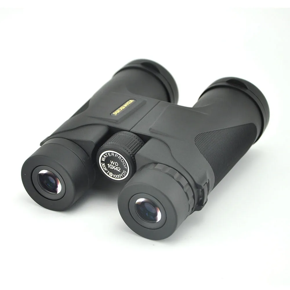 Visionking High Quality 10x42 Hunting Binoculars Waterproof Telescope Green and Black Binoculars