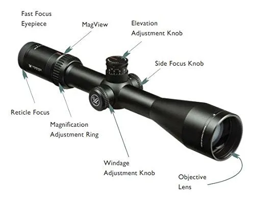 Vortex Optics Viper HS LR 6-24x50 First Focal Plane Riflescope XLR Reticle (MOA)