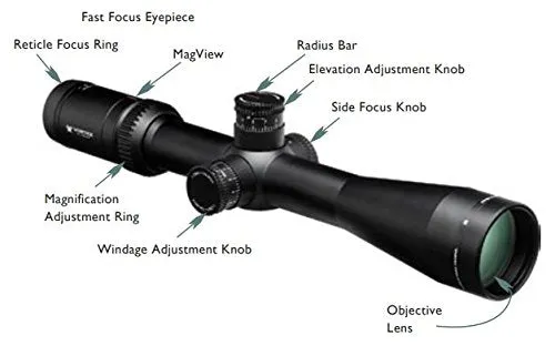 Vortex Optics Viper HS-T Second Focal Plane Riflescope 4-16x44 VMR MOA VHS-4309