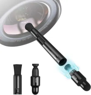 VSGO Lens Cleaning Pen with Power Switch – Compatible with Canon, Nikon, Sony Cameras, Binoculars, and AR/VR Glasses – Includes 2 Replaceable Carbon Tips (V-P03E)