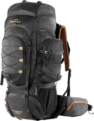 Walker Pro Internal Frame Rucksack for Trekking and Hiking (Black, 60)