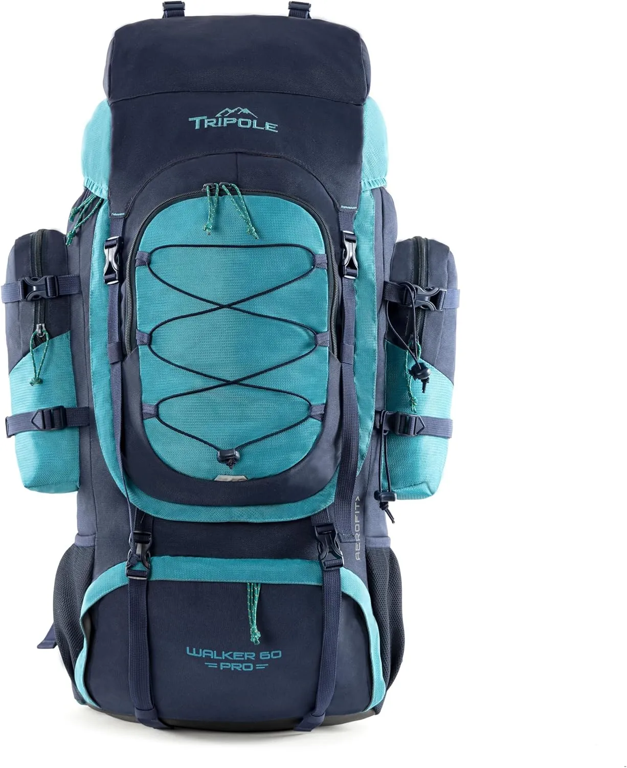 Walker Pro Rucksack for Trekking and Hiking (Navy Blue, 60)