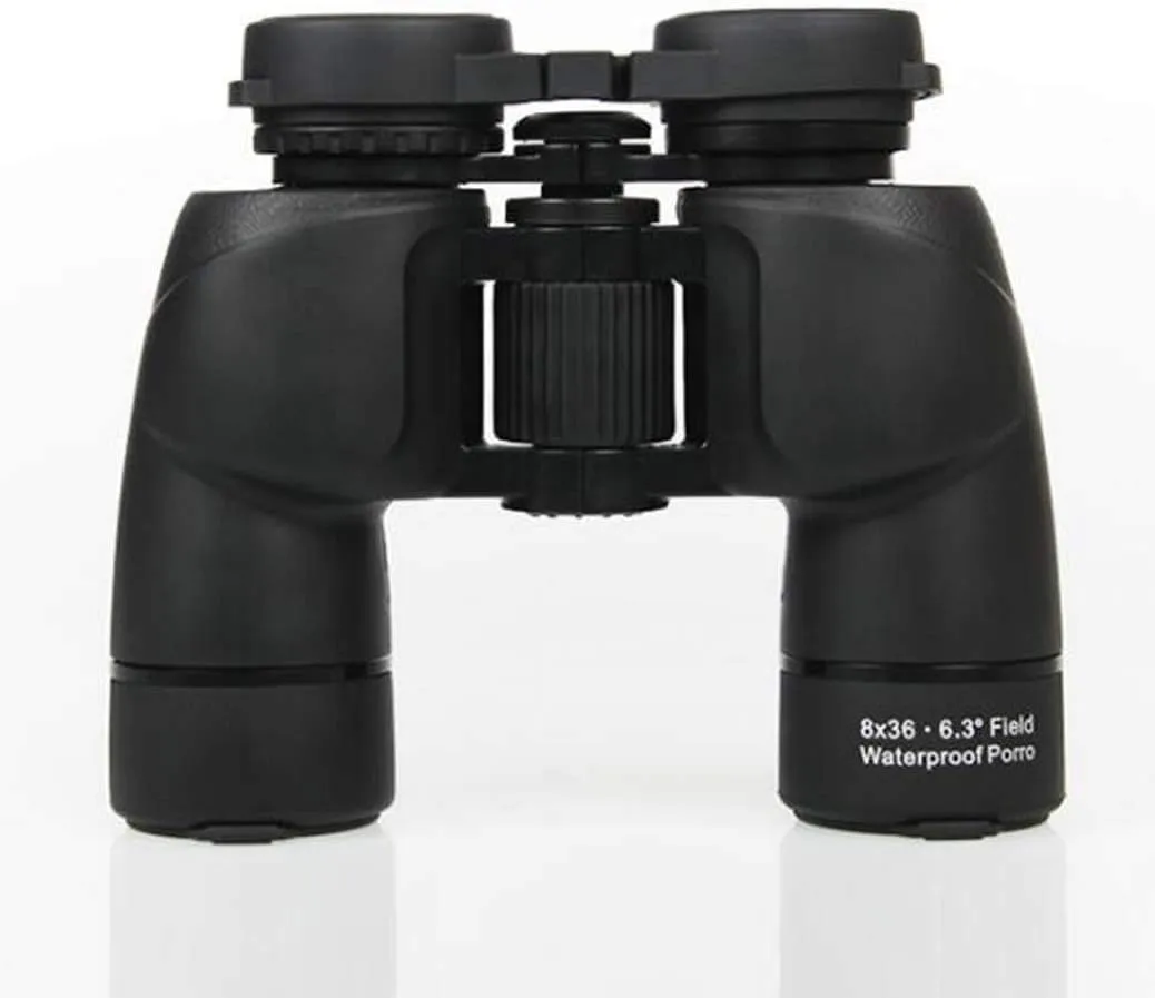 Waterproof Anti-Fog Binoculars for Adults-HD Wide Angle 8X36 Vibration Protection Camping Birds Watching Hunting Sports-Rubber Sheath Monocular Telescope