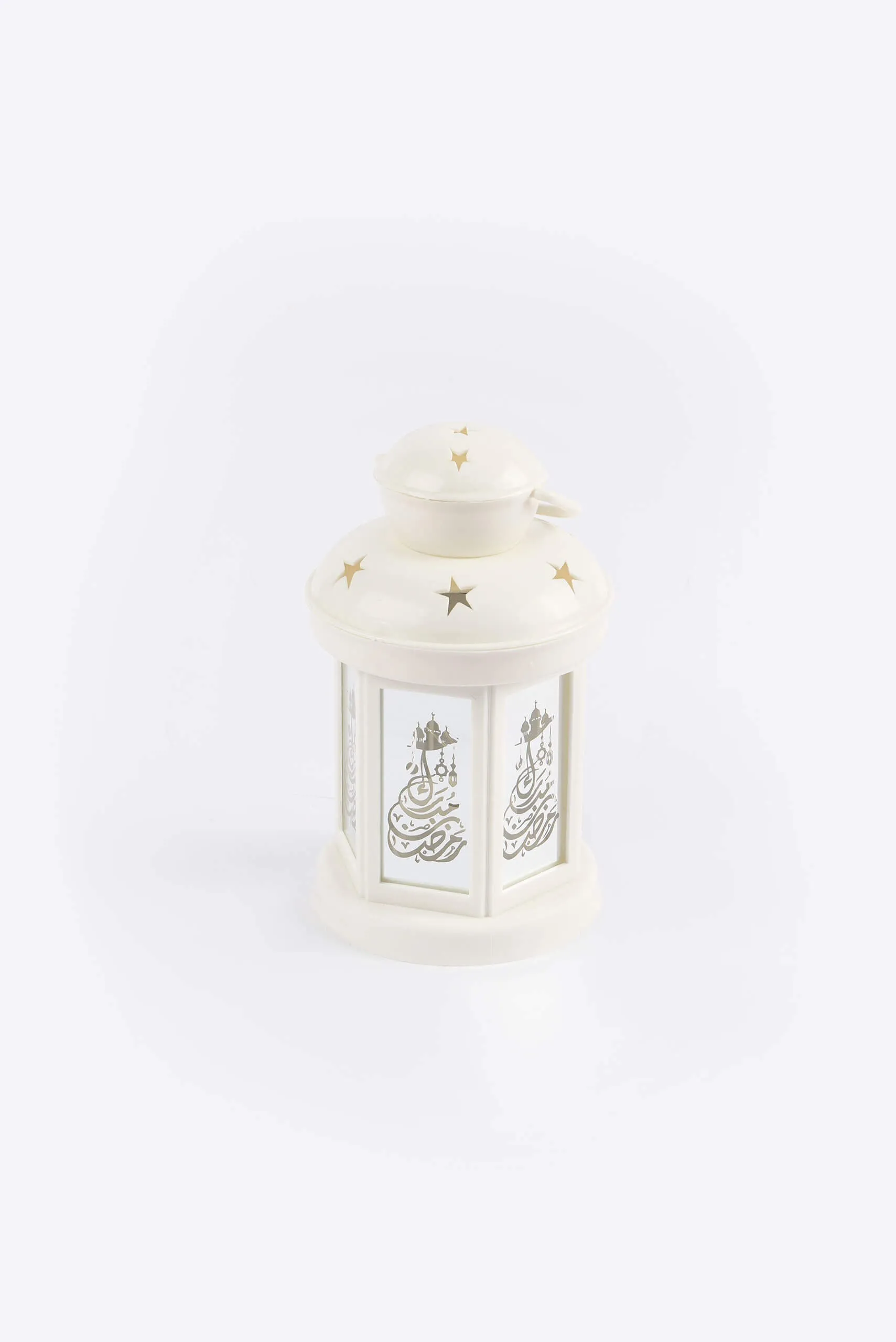 White Ramadan LED Lantern