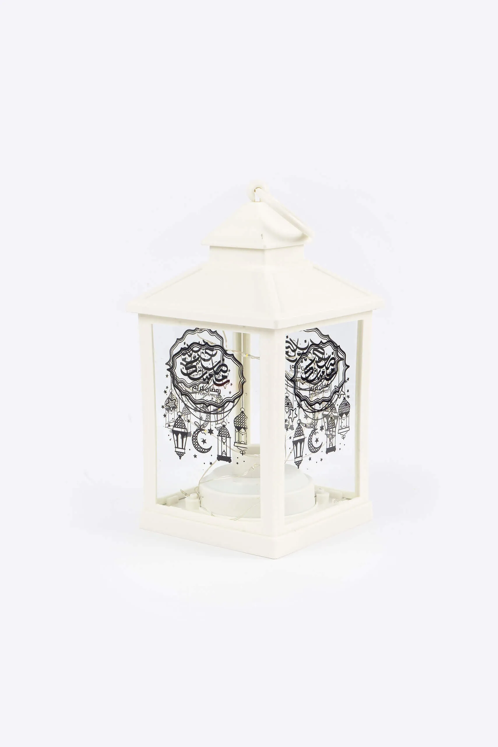 White Ramadan LED Lantern