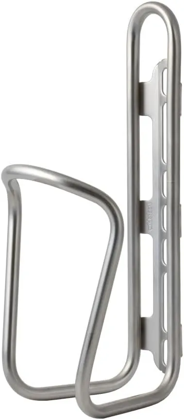 Widefoot StoutCage - Stainless Steel Water Bottle Cage for Bicycles - Made in The USA (Stainless)