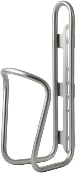 Widefoot StoutCage - Stainless Steel Water Bottle Cage for Bicycles - Made in The USA (Stainless)