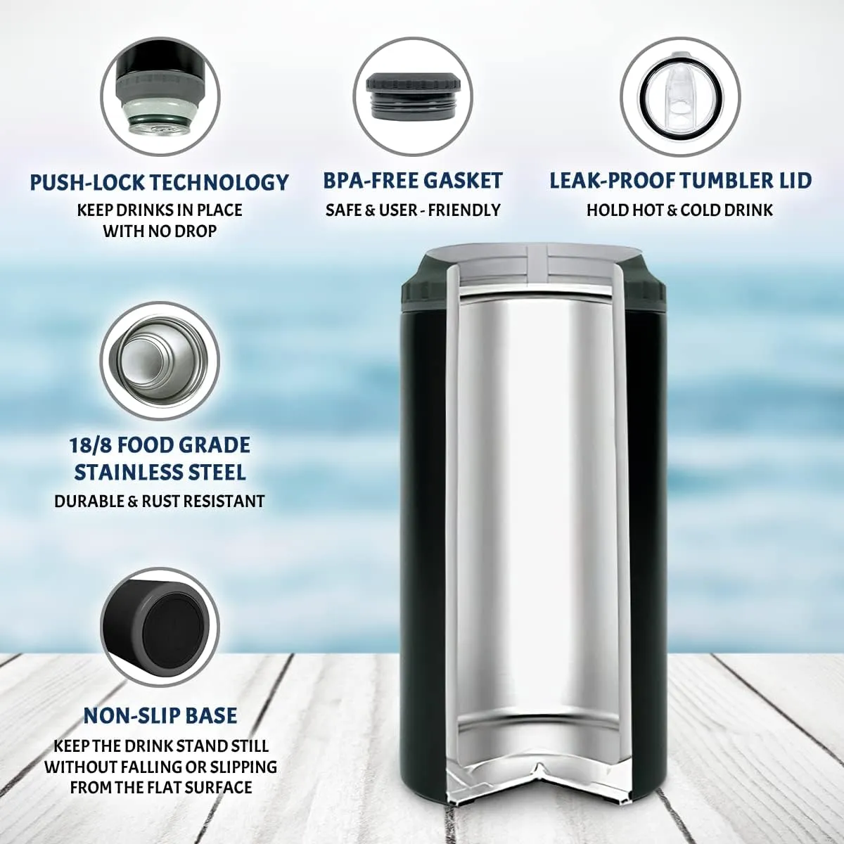 winorax Mechanic 4-in-1 Tumbler Can Cooler Gifts For Men Dad Uncle Fathers Day 16Oz Mechanics Tumblers Stainless Steel