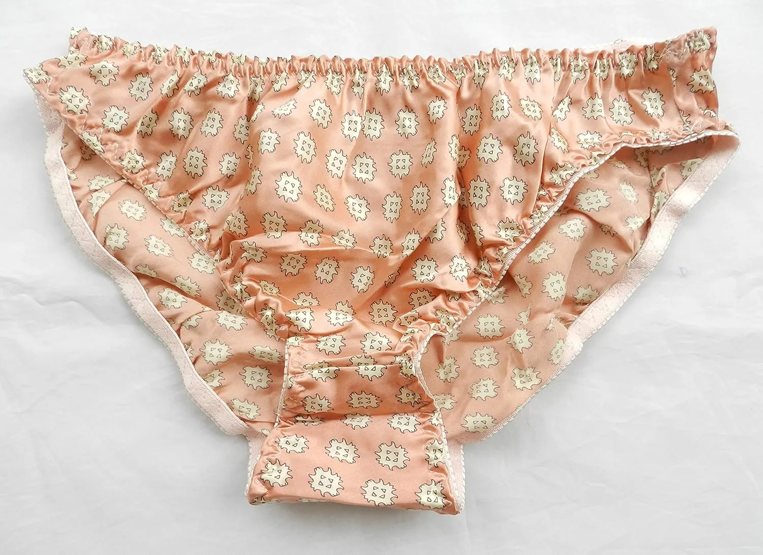 Womens Bikini Panties 100% Pure Silk Pattern 6 Pairs in One Economic Pack