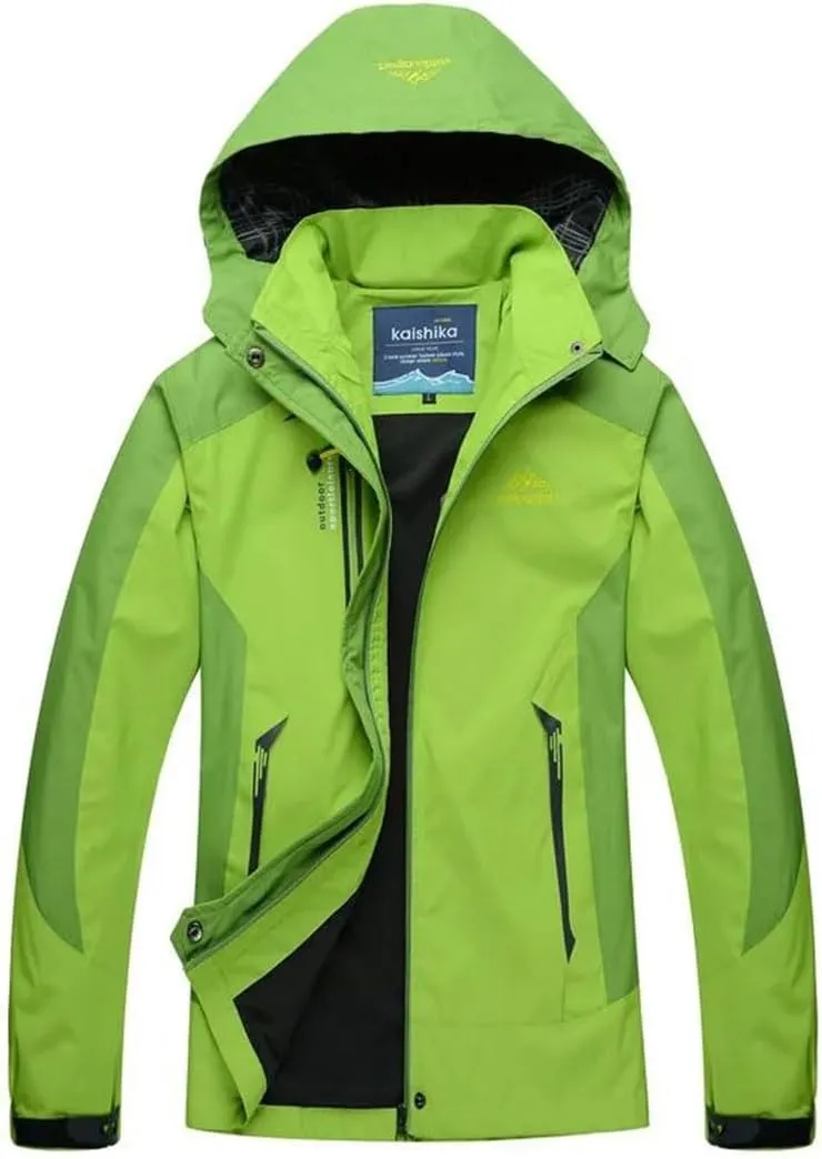 Women's Outdoor Lightweight Softshell Raincoat Hiking Trekking Camping Jacket Waterproof Rain Jacket