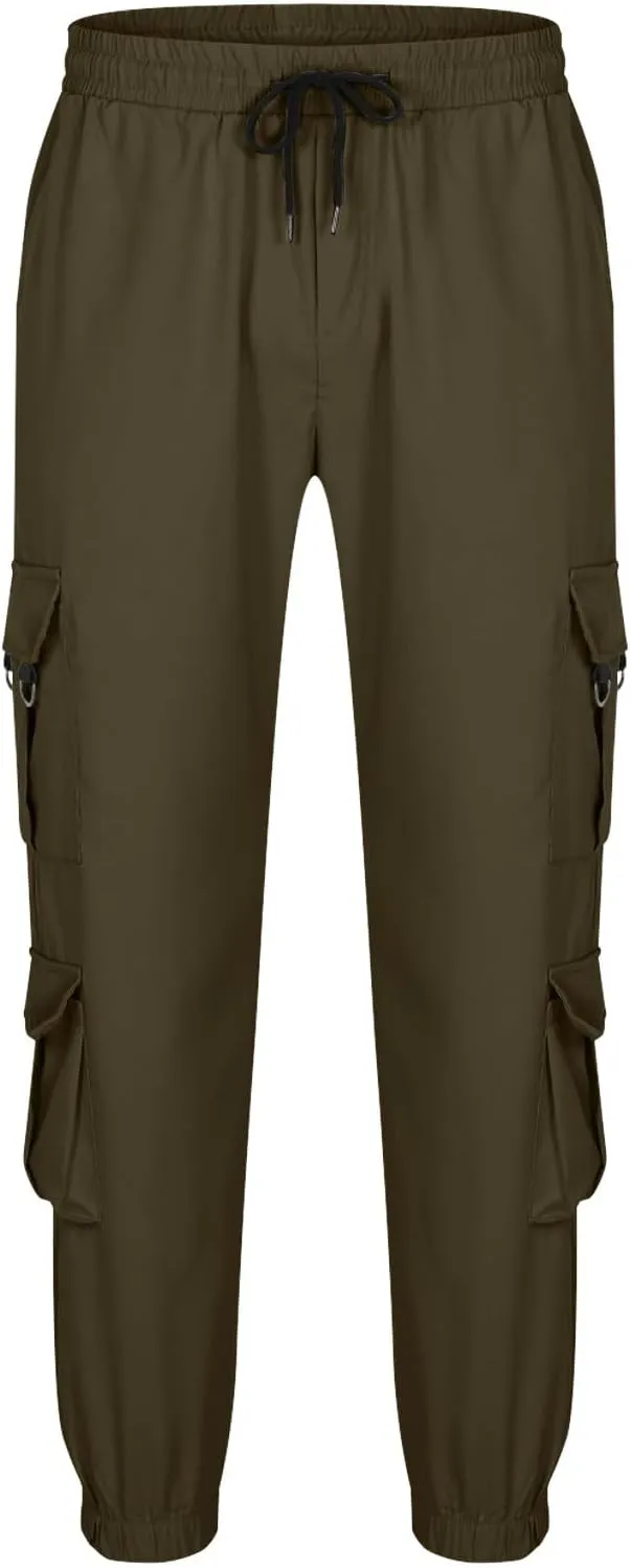 Work Pants for Men with Pocket Cargo Casual Relaxed Fit Joggers Athletic Sports Running Trendy Fashion Pants