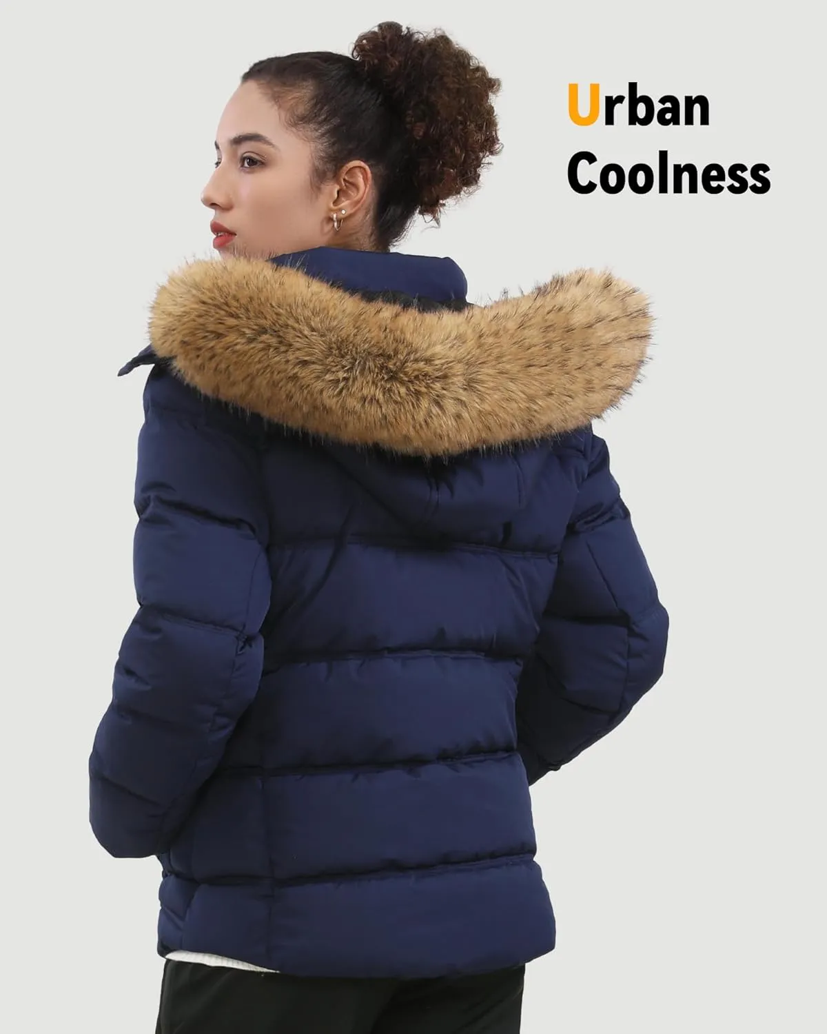 Wulcea Graphene Heated Jacket For Women 12V 18400mAh Fast Charge With Large Capacity