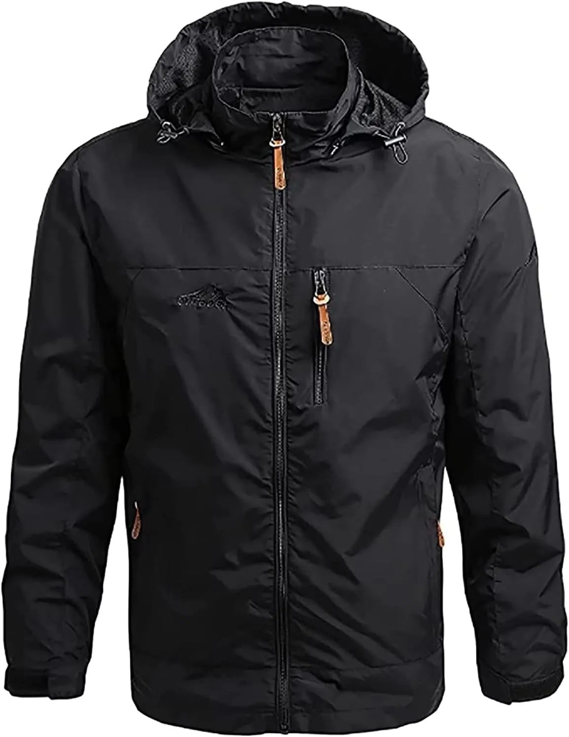 YANFU jacket Men's Softshell Jacket, Outdoor Functional Jacket, Leisure Jacket, Waterproof, Breathable, Windproof, Hiking