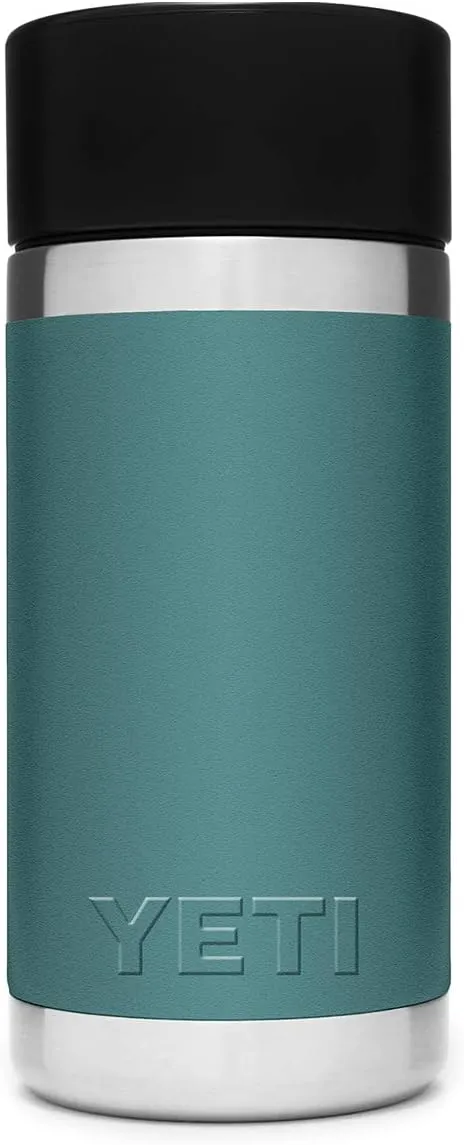 YETI Rambler 12 oz Bottle, Stainless Steel, Vacuum Insulated, with Hot Shot Cap