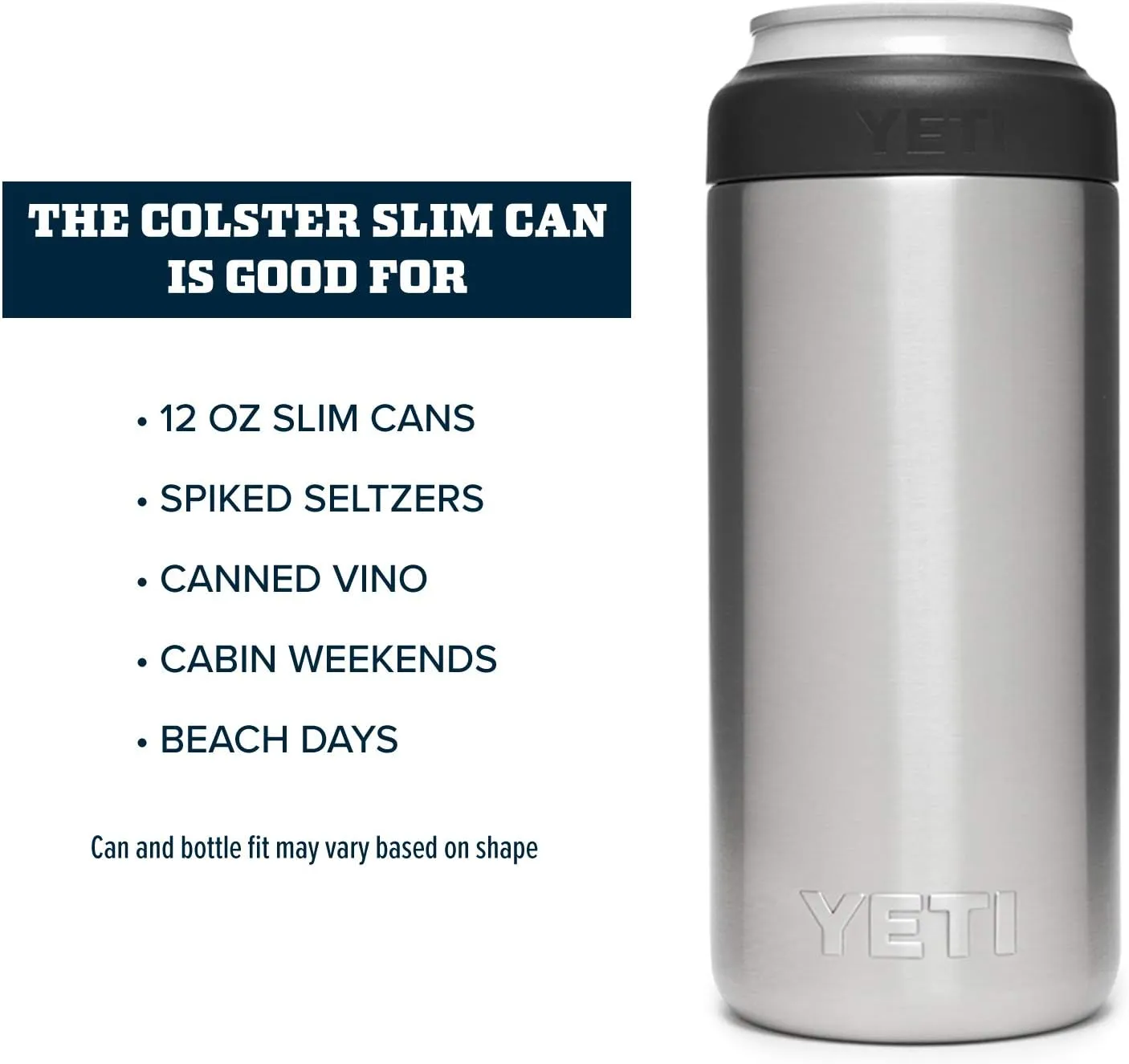 YETI Rambler 12 oz. Colster Slim Can Insulator for the Slim Hard Seltzer Cans