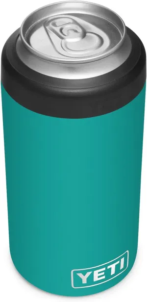YETI Rambler 16 oz. Colster Tall Can Insulator for Tallboys & 16 oz. Cans, Aquifer Blue