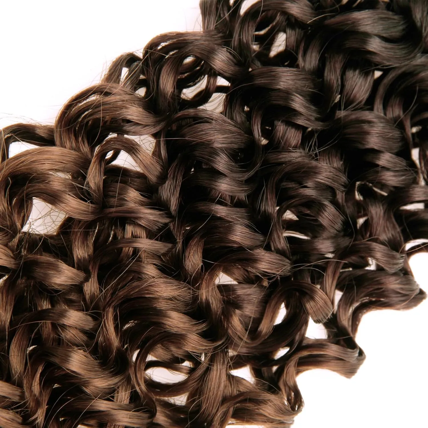 YXCHERISHAIR 8 Packs Curly Crochet Hair GoGo Curl Crochet hair for Women Deep Wave Braiding hair,Synthetic Bohemian Crochet Braid Water Wave Crochet hair Extensions(1B/4/30, 14inch)