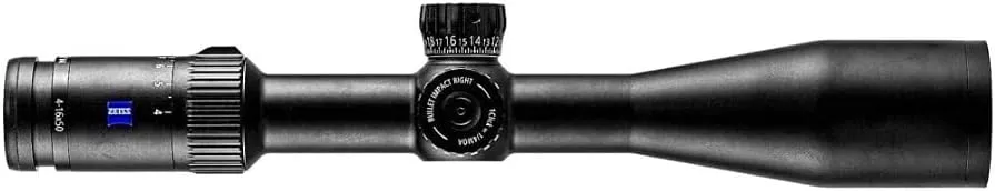 ZEISS Conquest V4 4-16x50 Riflescope with ZMOA-T30 Reticle (#64) - External Elevation Turret - External Locking Windage - Ballistic Stop - Adjustable Parallax - .25 MOA