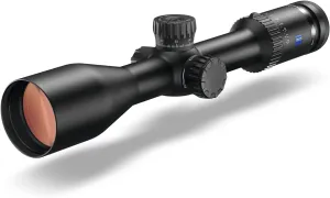 ZEISS Conquest V6 2-12x50 Riflescope with Illuminated Plex Reticle (#60) - External Elevation Turret - Ballistic Stop - Fixed Parallax - .33 MOA (1.0 cm)