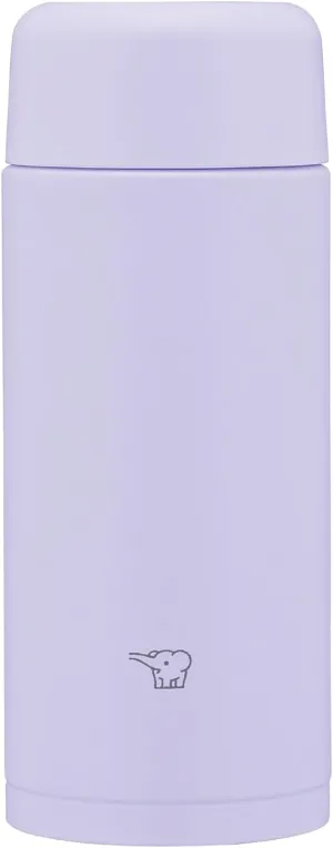 Zojirushi Mahobin SM-MS25-VM Stainless Steel Mug Water Bottle, 8.5 fl oz (250 ml), Screw Type, Dishwasher Safe, Seamless Tub, Only 2 Cleaning Points, Lilac Purple