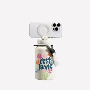 ZTAR Insulated Stainless Steel Water Bottle – Compatible with Magsafe usable as Tripod, Leak-Proof, Keeps Drinks cool or warm, For Travel, Gym, and Office, Ideal Gift for Women, Men & Kids, 22 oz